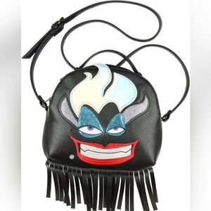 Black Fringe Ursula Crossbody Bag